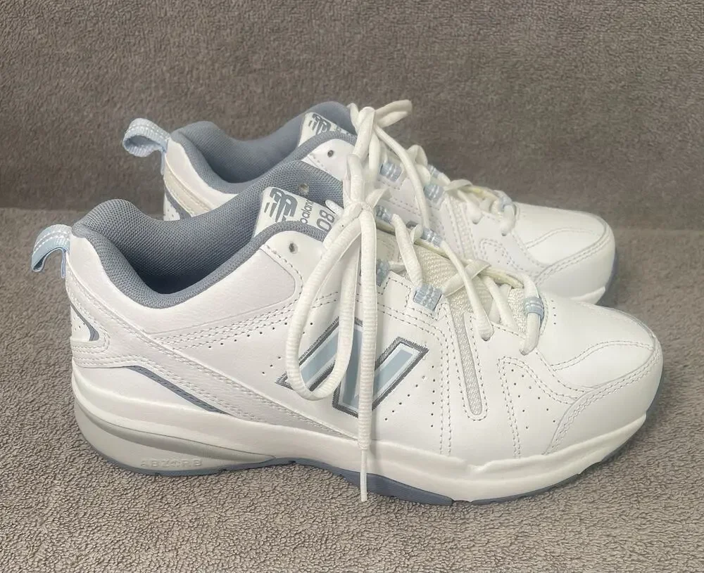 New Balance 608v5 White Light Blue White Women’s Size 7